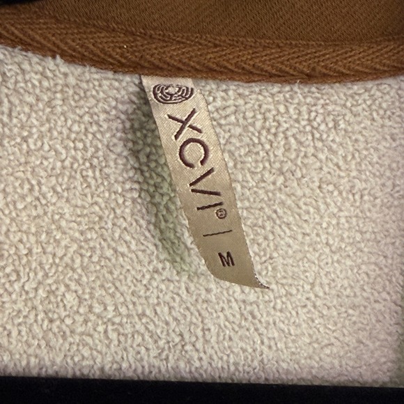 XCVI Hanford Moto Jacket Womens sz M Brown Asymmetrical chic western boho - Picture 3 of 9